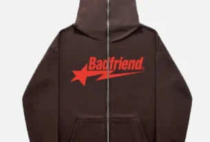 Bad-Friend-Full-Zipper-Hoodie-Brown-Red-2